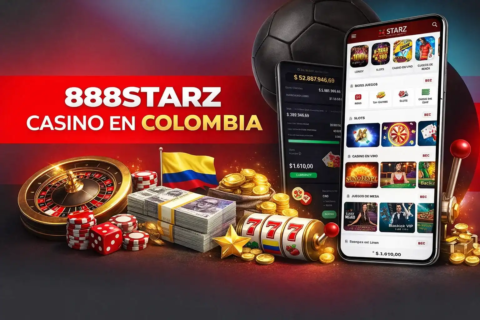 888Starz Casino en Línea más Confiable de Colombia