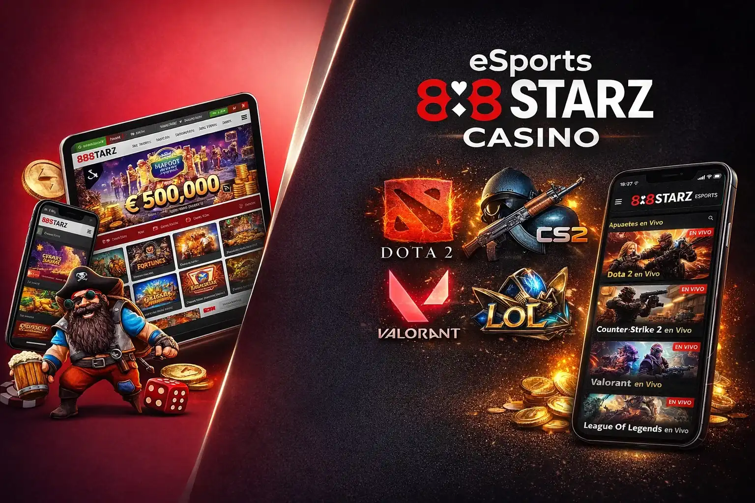 eSports 888 Starz casino