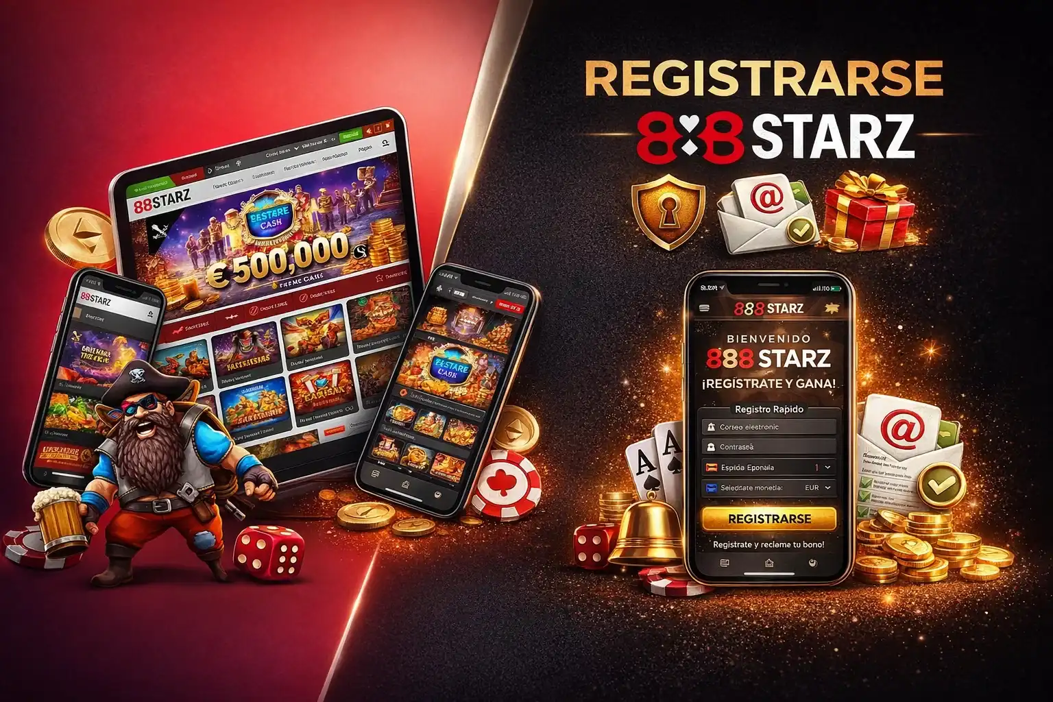 Registrarse en 888Starz Casino Colombia