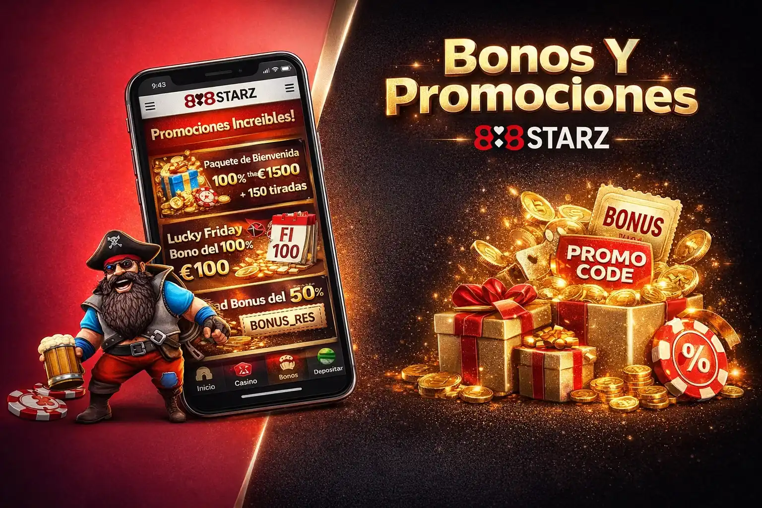 Bonos Y Promociones 888Starz